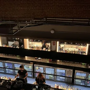 This is one of the mezzanine areas