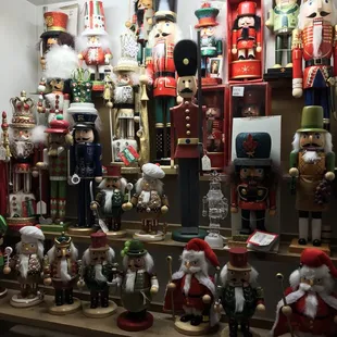 There&apos;s nothing quite like perusing shelves of nutcrackers months after Christmas! Quite a nice selection of big and small, too.