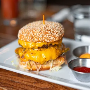 Double Smoked Cheeseburger