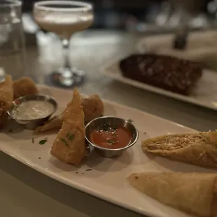Buffalo Chicken Spring Rolls