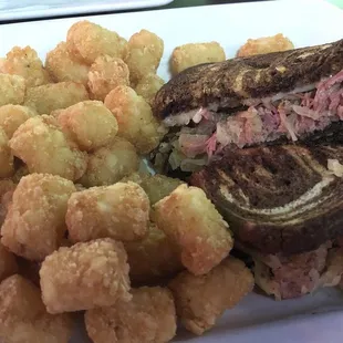 Reuben and tots