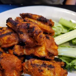 Char buffed wings