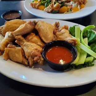 Wings with an upcharge for the sauce