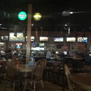 people sitting at tables