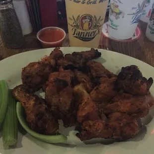 Charbuffed wings at Tanners
