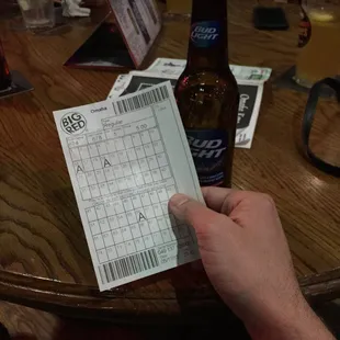 My keno ticket just won 46 dollars!