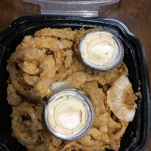 chicken wings and fried chicken, food