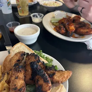 Wings and lip lickers