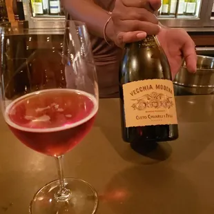 Lambrusco suggested by the server! So good.