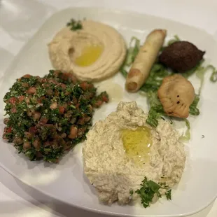 Meza platter - 9.5/10 Very delicious bites! Best Kibbe I have had in a while. Everything was packed with flavor