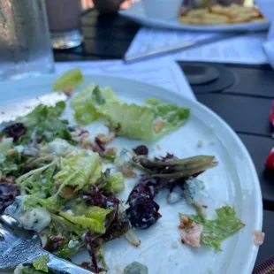 HOUSE SALAD with salmon
