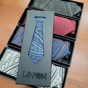 Special online order of beautiful Samoan print neckties ($20)