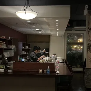 Sushi counter