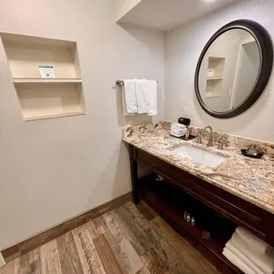 Nicely remodeled bathroom