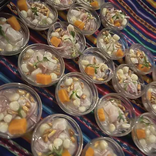 Cebiche Tasting