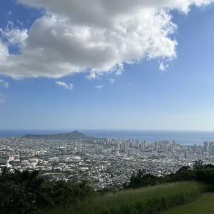 The view above Waikiki.