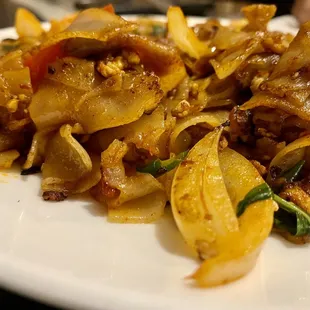 Drunken noodle (shrimp)