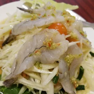 Raw Shrimp Papaya Salad
