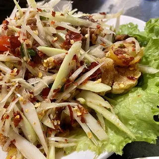 Crispy Pork Belly with Chinese Broccoli