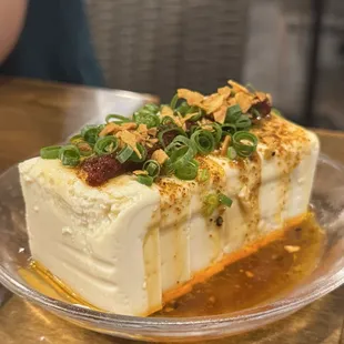 Spicy cold tofu