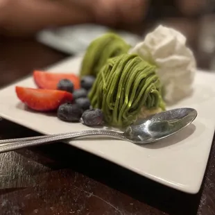Green Tea Dessert.