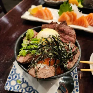sushi and sashimi, sashimi, food, sushi