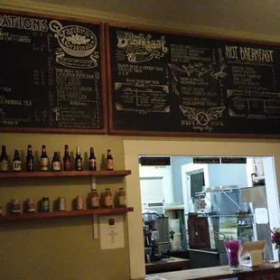 Menu board