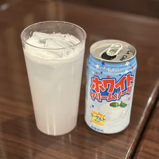 Japanese yogurt cream soda