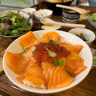 Sake don (salmon)