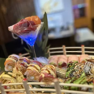 Lonely Angle Roll ,Tanuki Roll,Four Season Roll