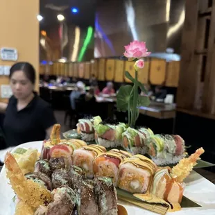 sushi, food, sashimi, sushi and sashimi