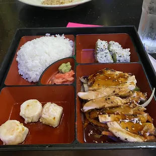Chicken Teriyaki Bento Box Lunch Special