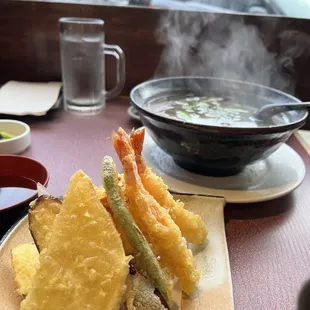 Tempura Soba (Hot)