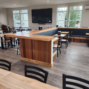 Comfortable seating area.