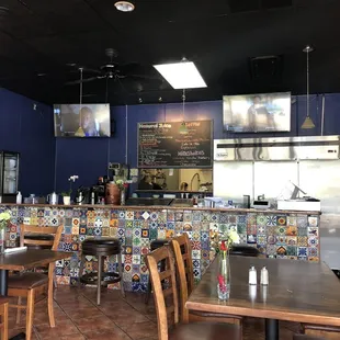 Interior of the restaurant