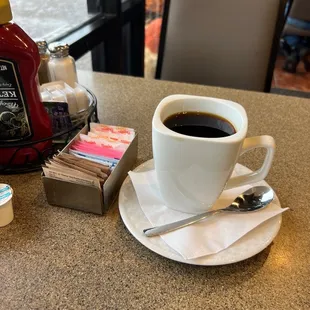 For $4.50 for coffee I would love to see stevia offered in the sugar offerings. :)