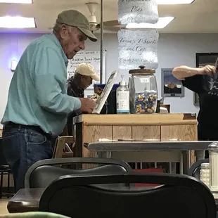 Customers and workers