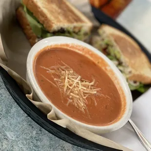 Tomato Bisque and a CLUB! That&apos;s what time it is at the Soup Kitchen!