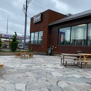 Tanzenwald... outside seating in the front!