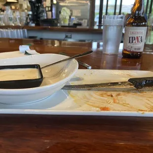 My after pic of eating a delicious pulled pork dish!