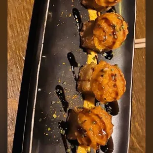 Spicy Tuna Tartare on Crispy Rice*