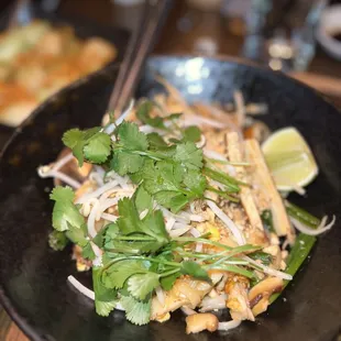 Pad Thai Noodles with Chicken (~$25)