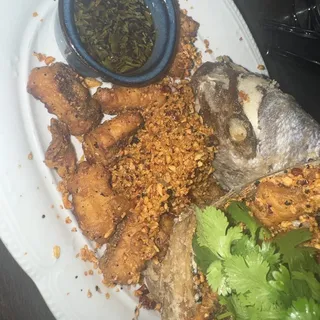 Crispy Snapper in "Sand"