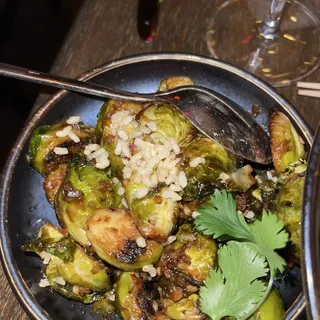 Charred Brussels Sprouts**