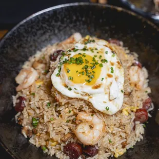 Chinese Pork and Shrimp Fried Rice