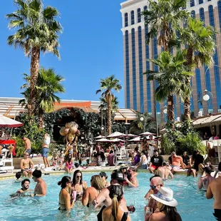 View facing away from the DJ booth