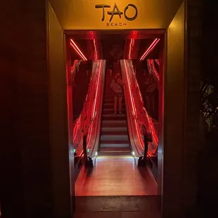 Staircase to the club