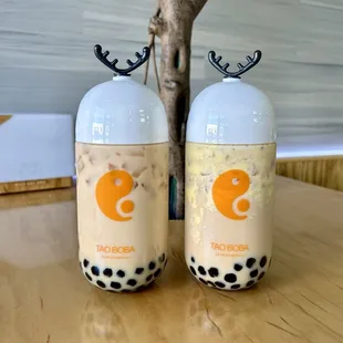 Black Boba Milk Tea, Brulee Milk Tea