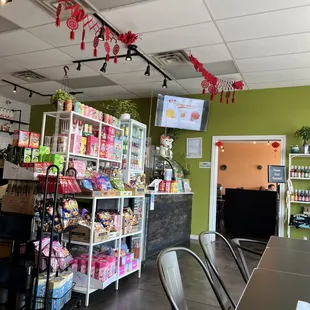 the interior of the restaurant