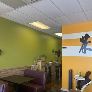 the interior of the restaurant
